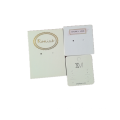 white paper hanging display card clips earing paper  card holder